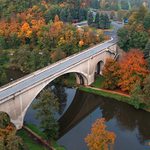 most přes Ohři v Lokti