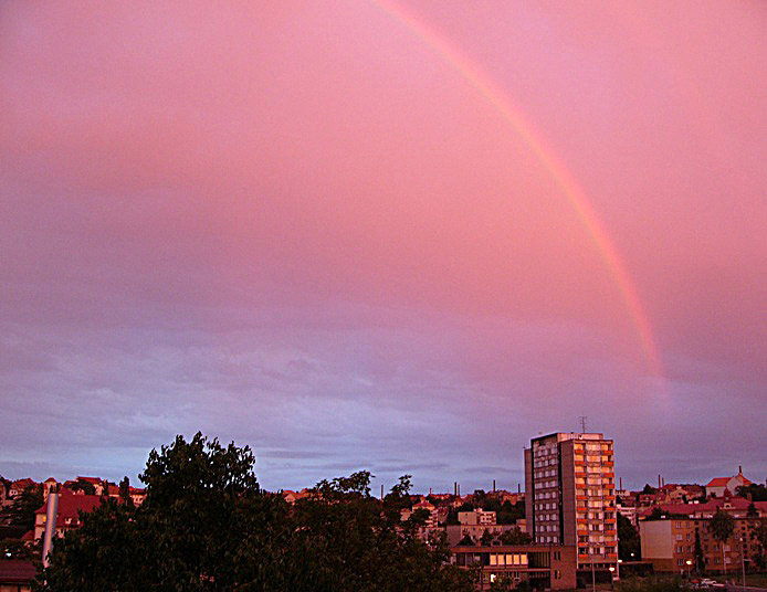 Duha nad Žatcem