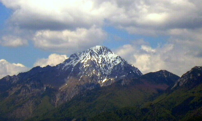 Sopka v Alpách