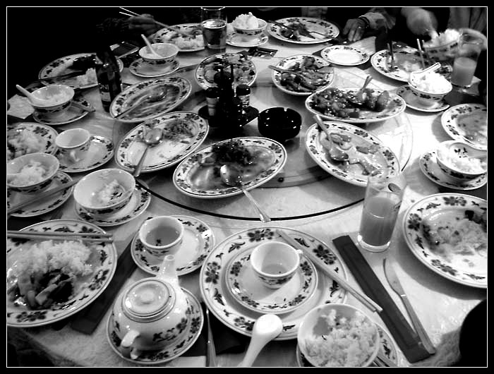 V čínské restauraci