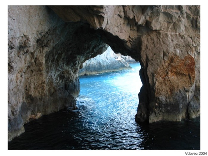 Magicke oko - Blue Caves - Zakyntos