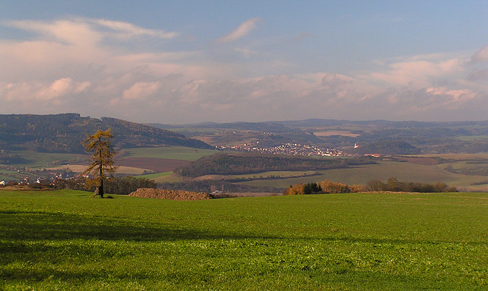 Krajina na blanensku - pohled na Černou Horu