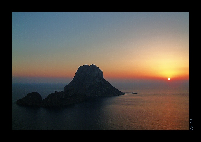 Es Vedra II. - západ slunce
