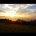 ...jesenný západ slnka...