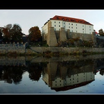Kadaňský hrad od řeky