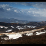 <b>Středohoří pod prvním sněhem</b>