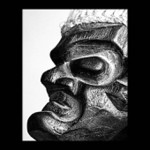 Dřevěný portrét.......