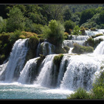 Vodopády na řece Krka