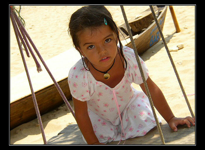 *Nádherný pohled z houpačky*