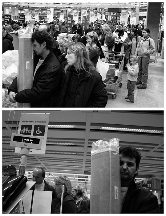 \"Předvánoční pokladny\"; 18.12.2004; IKEA