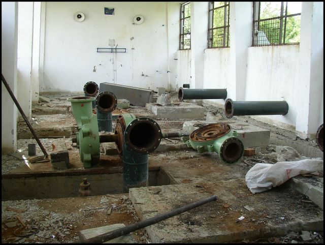 Prečerpávacia stanica.