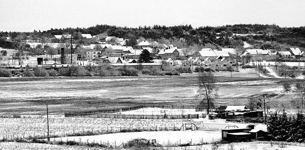 Zasněžená krajina