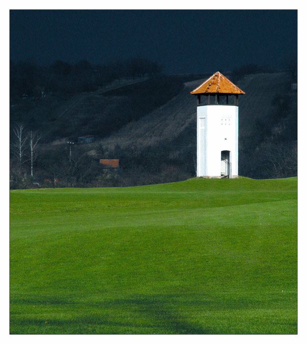 Vezicka na golfovym hristi