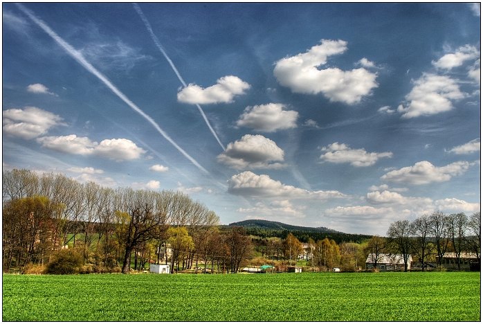 Kreslící obloha ..