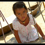 *Nádherný pohled z houpačky*