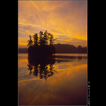 JH...svítání nad rybníkem