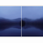 diptych - modrý Ružín