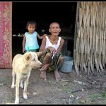 Na zápraží v Kambodži