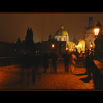 večer na karlově mostě