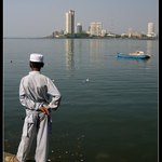 Na molu v Bombaji