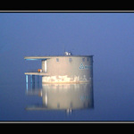 Zrcadlení vodní elektrárny