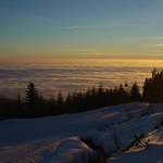 Západ slunce na Černé hoře