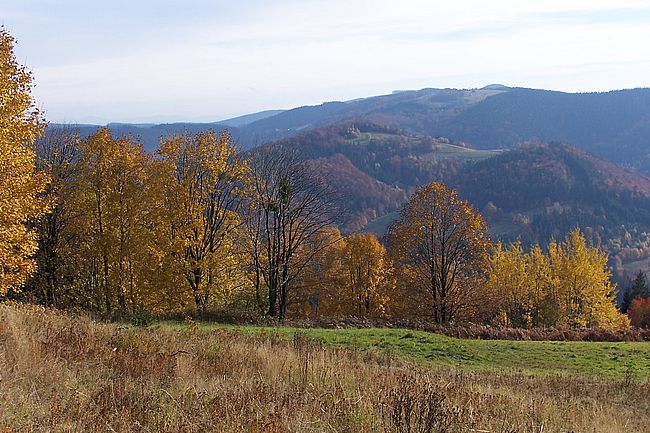 podzimní Slezské Beskydy