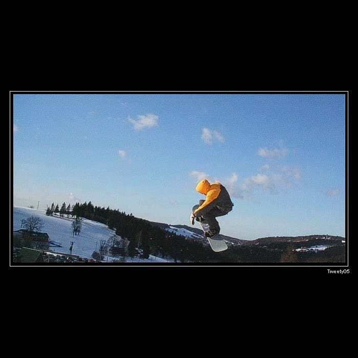 Snowboarďák