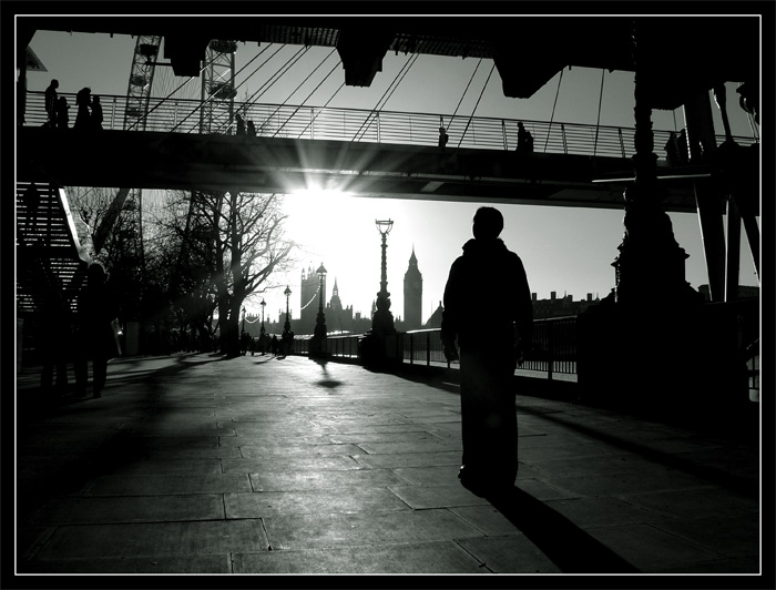 ...a tady je Marta u Westminstru...