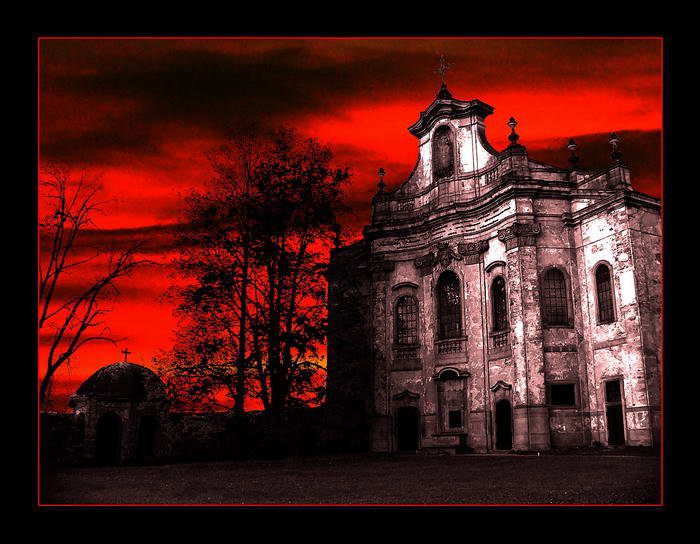 And the sky is red...