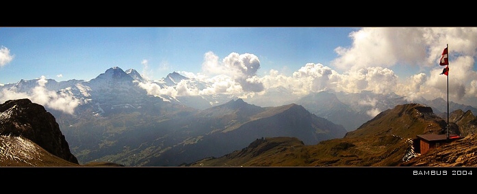 Pohled s Faulhornu, 2600 m.n.m.