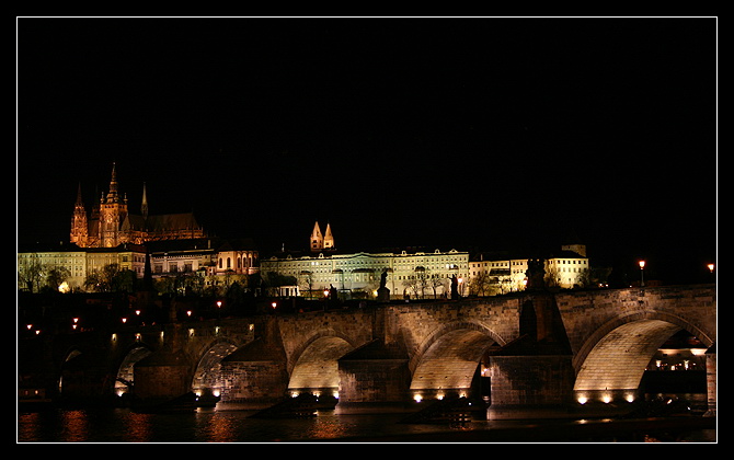 Noční Praha