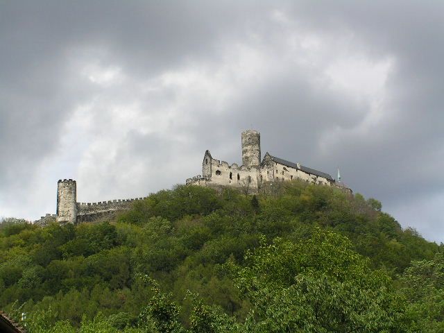 Bezděz v bouři