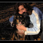 Gábi a Chelsea při západu slunce