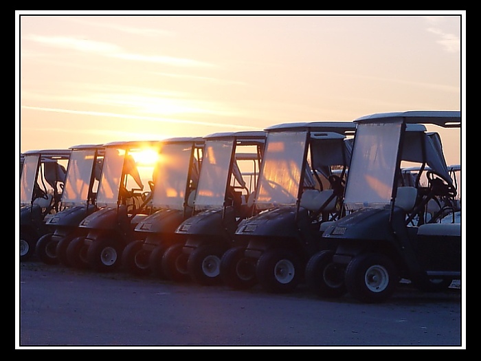 Golfové parkoviště