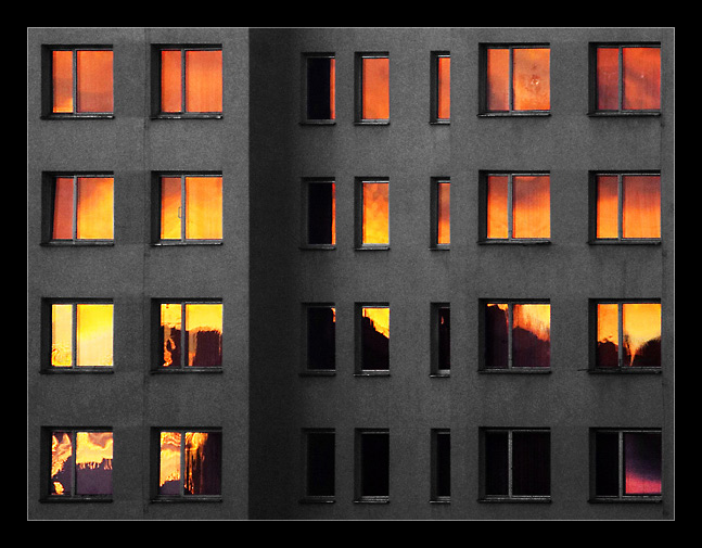 Hořící okna