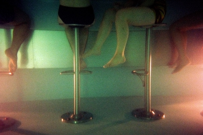In the bar