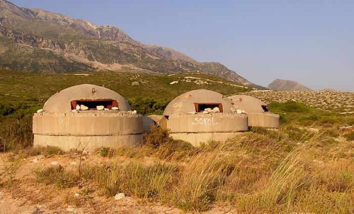 Albánské bunkry