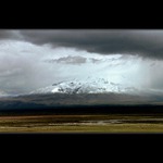 Zasněžená sopka 5963 m n.m. (Altiplano, Bilivie)