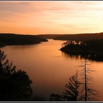 Vltava ve večerním světle