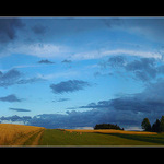 Letní podvečer na Vysočině