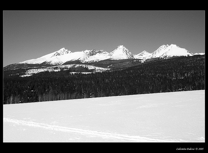 Tatry v zime treskucej...