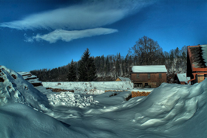 snow dunes