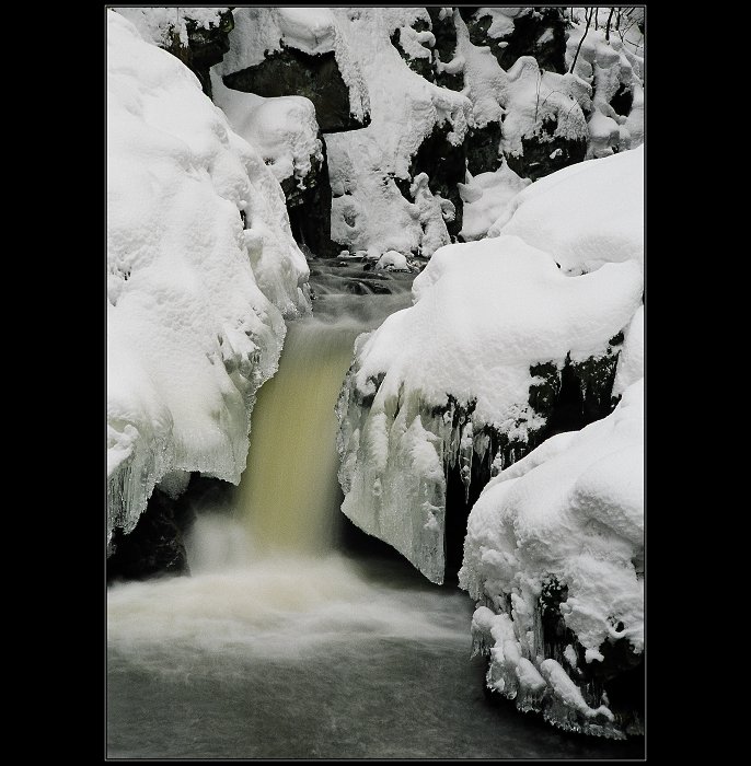 Zimní vodopád