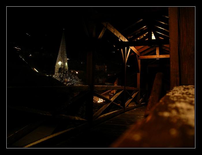 over the bridge......