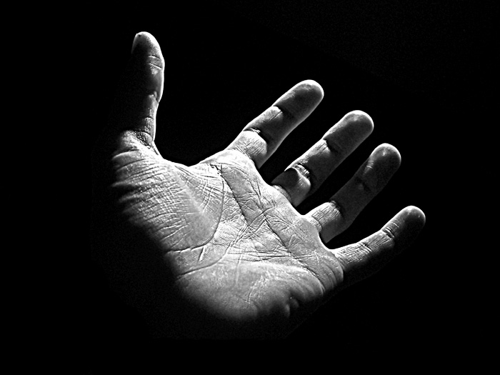 stone hand