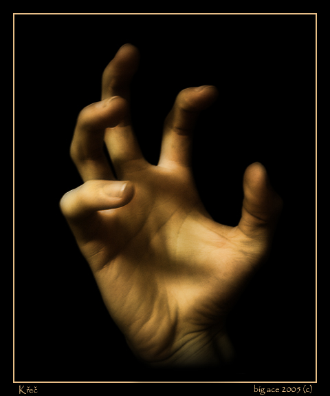 Křeč - cyklus Ruka