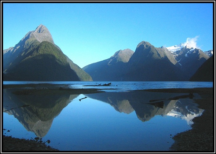 Milford Sound takhle po ránu