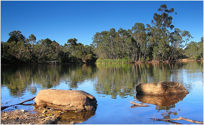 Rybník na konci léta.