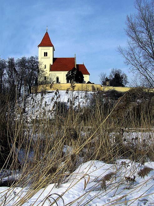 Krteň v zimě